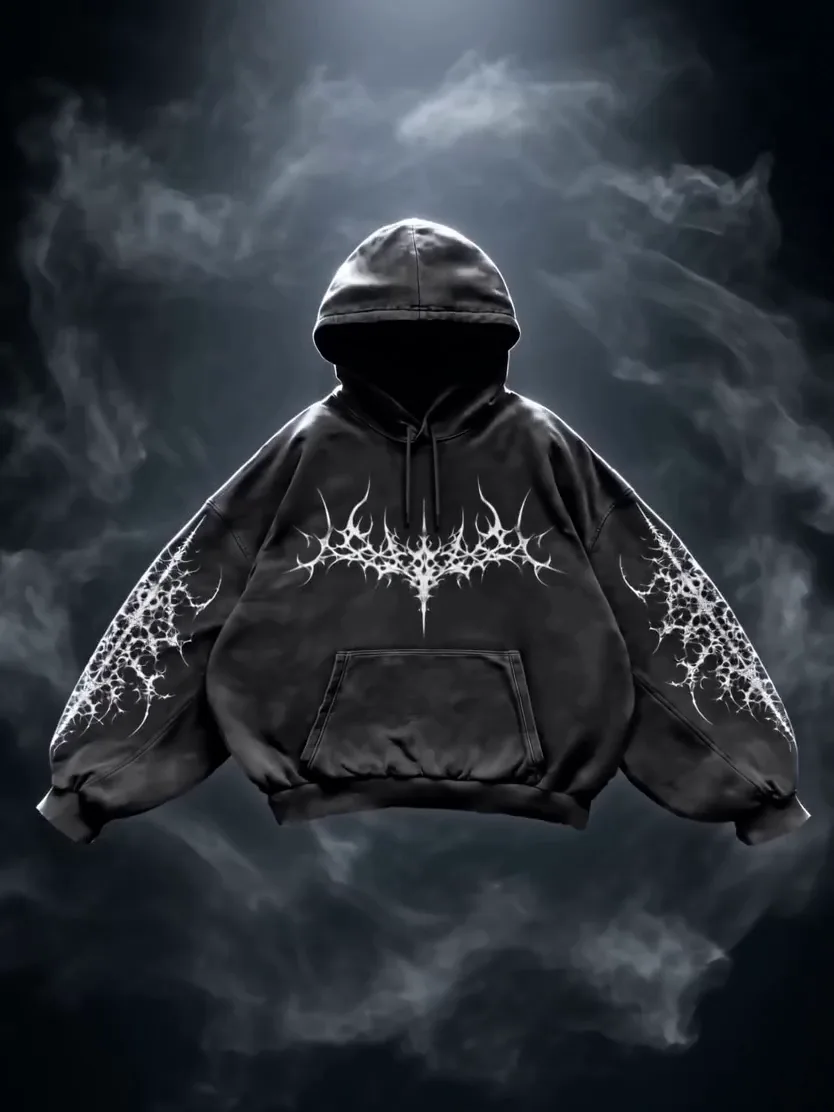 Gothic Hoodie, concept, streetwear