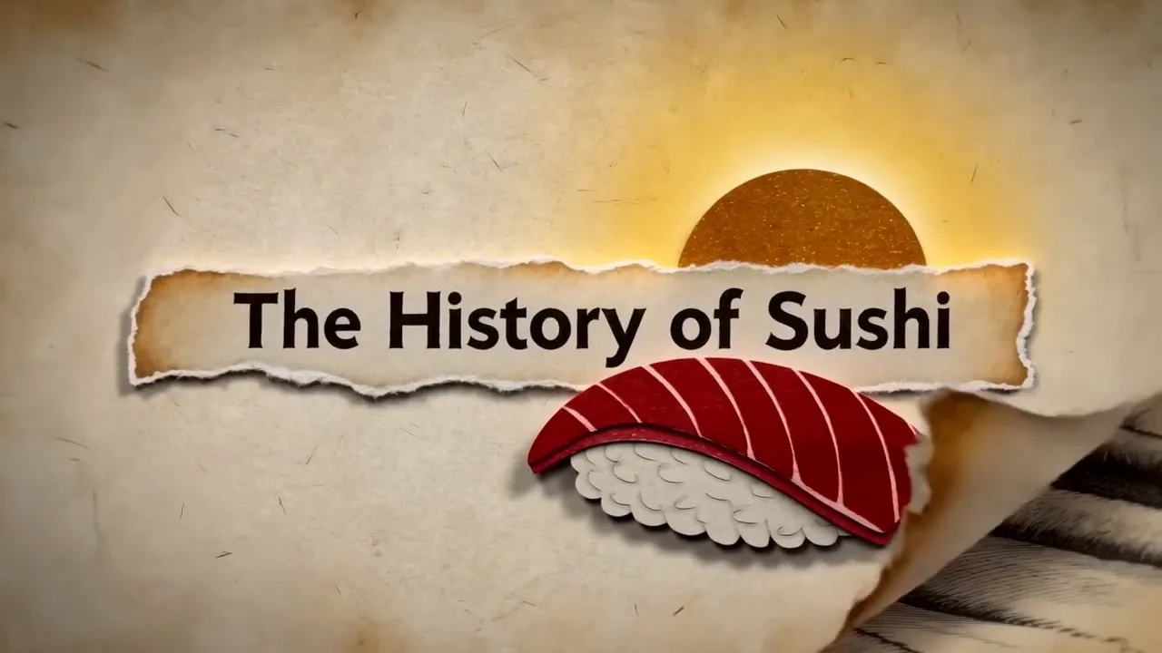 The History of Sushi, illustrated explainer